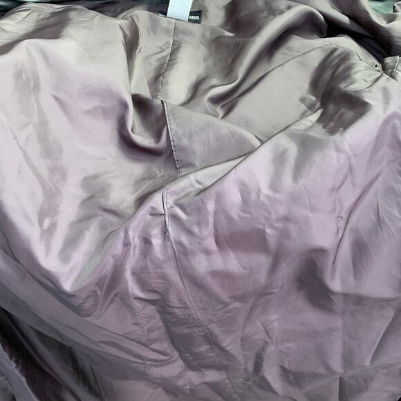 ISSEY MIYAKE Vintage Size XXL Green Charcoal Coated Cotton Insulated Coat - Picture 10 of 10